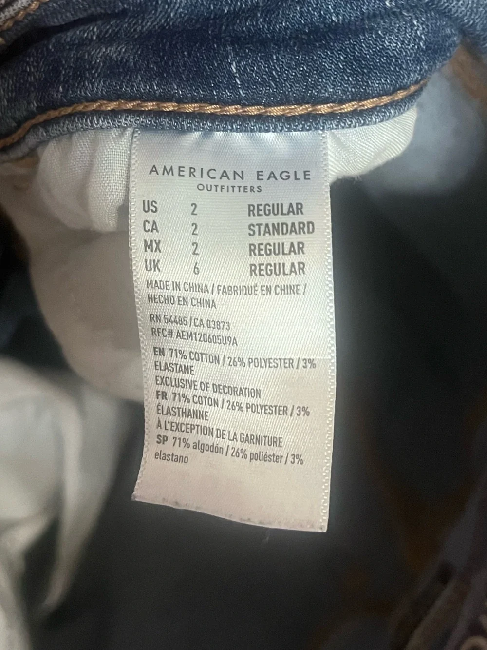 American Eagle Outfitters denim comfortable